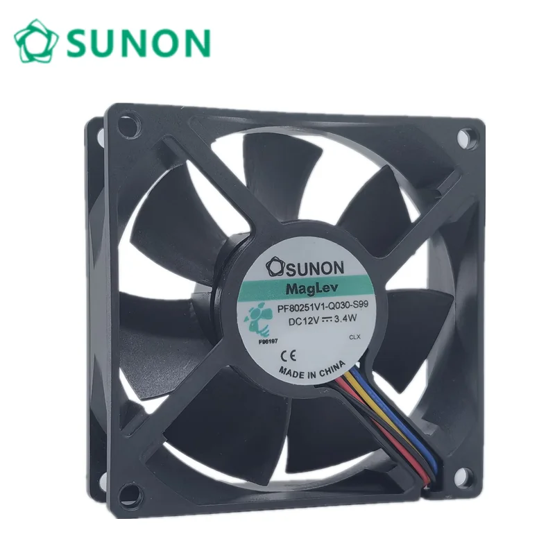 New FOR SUNON PF80251V1-Q030-S99 12V 3.4W 8025 8cm 4-wire PWM cooling fan