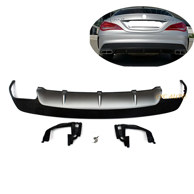 

W117 Modified CLA45 Rear Bumper Diffuser For Mercedes Benz CLA Class W117 Body Kit 2013 2015