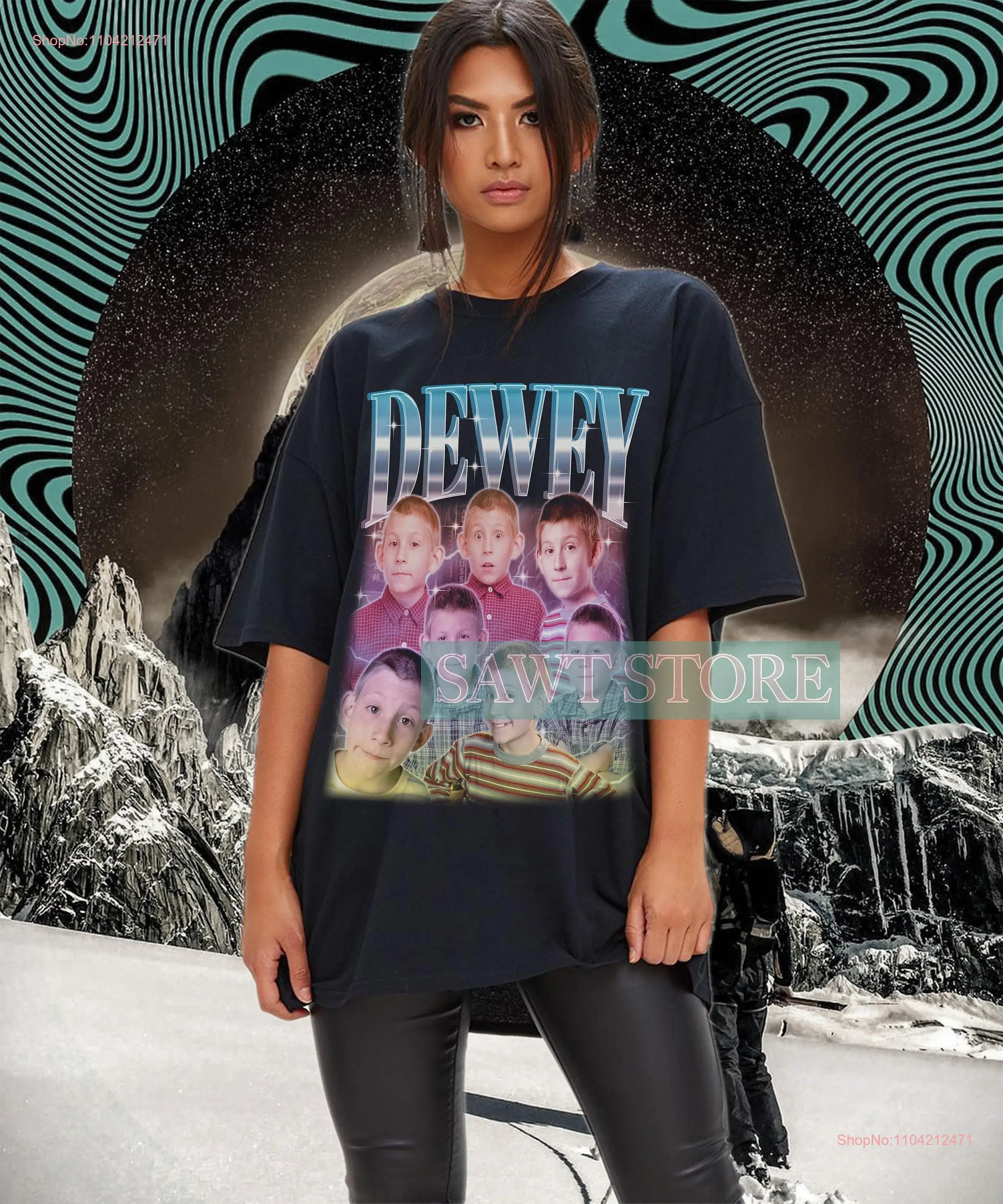 Retro DEWEY T Shirt Homage Kenneth Wilkerson Malcolm In The Middle Character Vintage Merch Erik Per Sullivan Fan