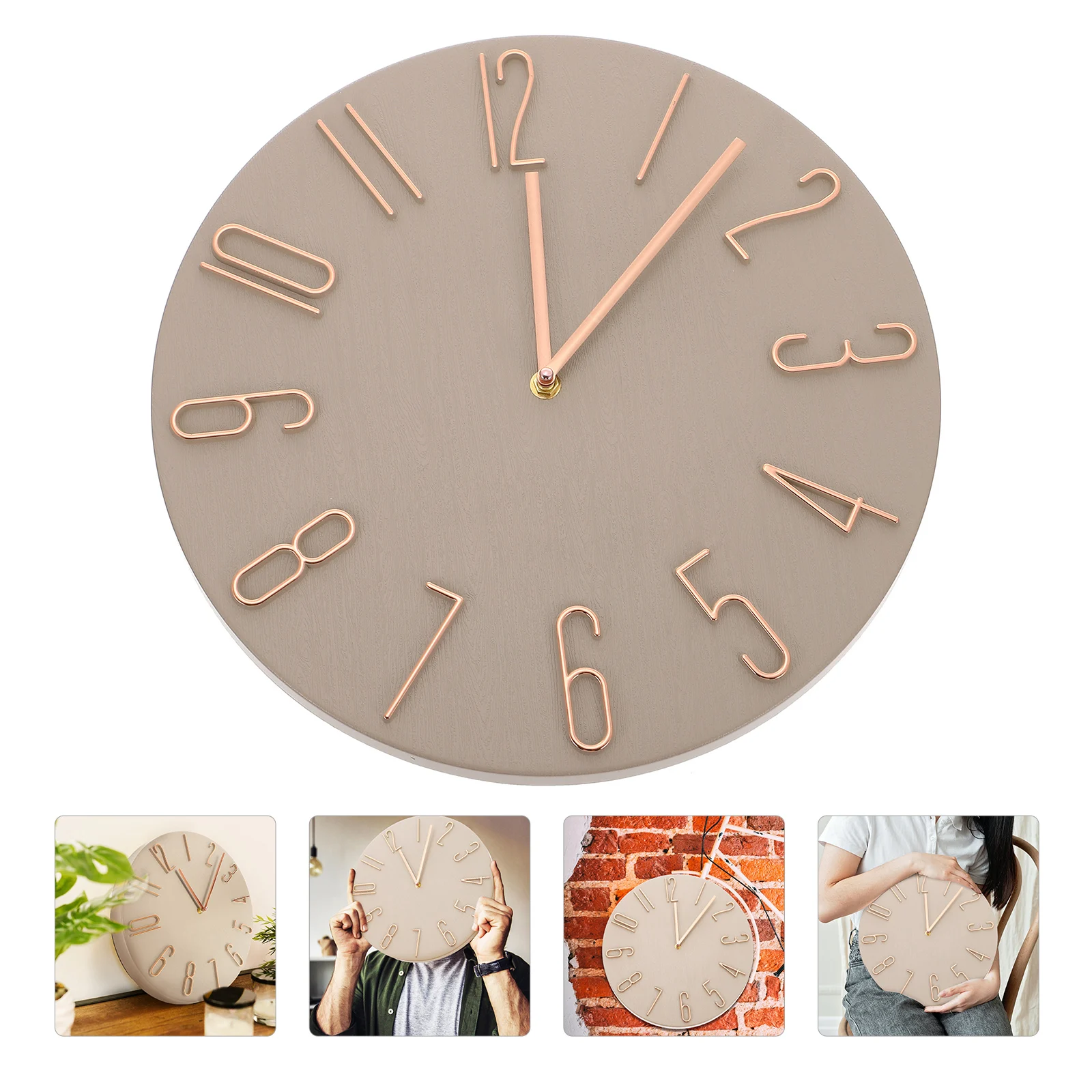 

Modern Style Silent Home Decor Hanging For Living Room Bedroom Office Clock Operated Modern Wall Clock For Home Decor
