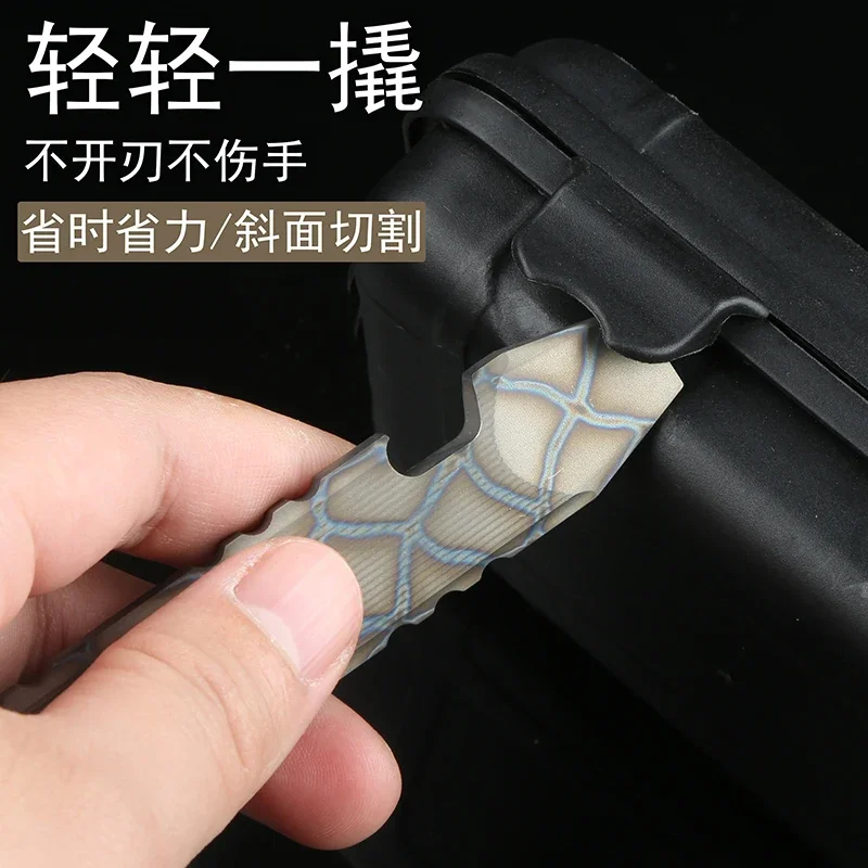 EDC Titanium Alloy Crowbar tools Hand Outdoor Camping Multifunction Bottle Opener EDC Tools