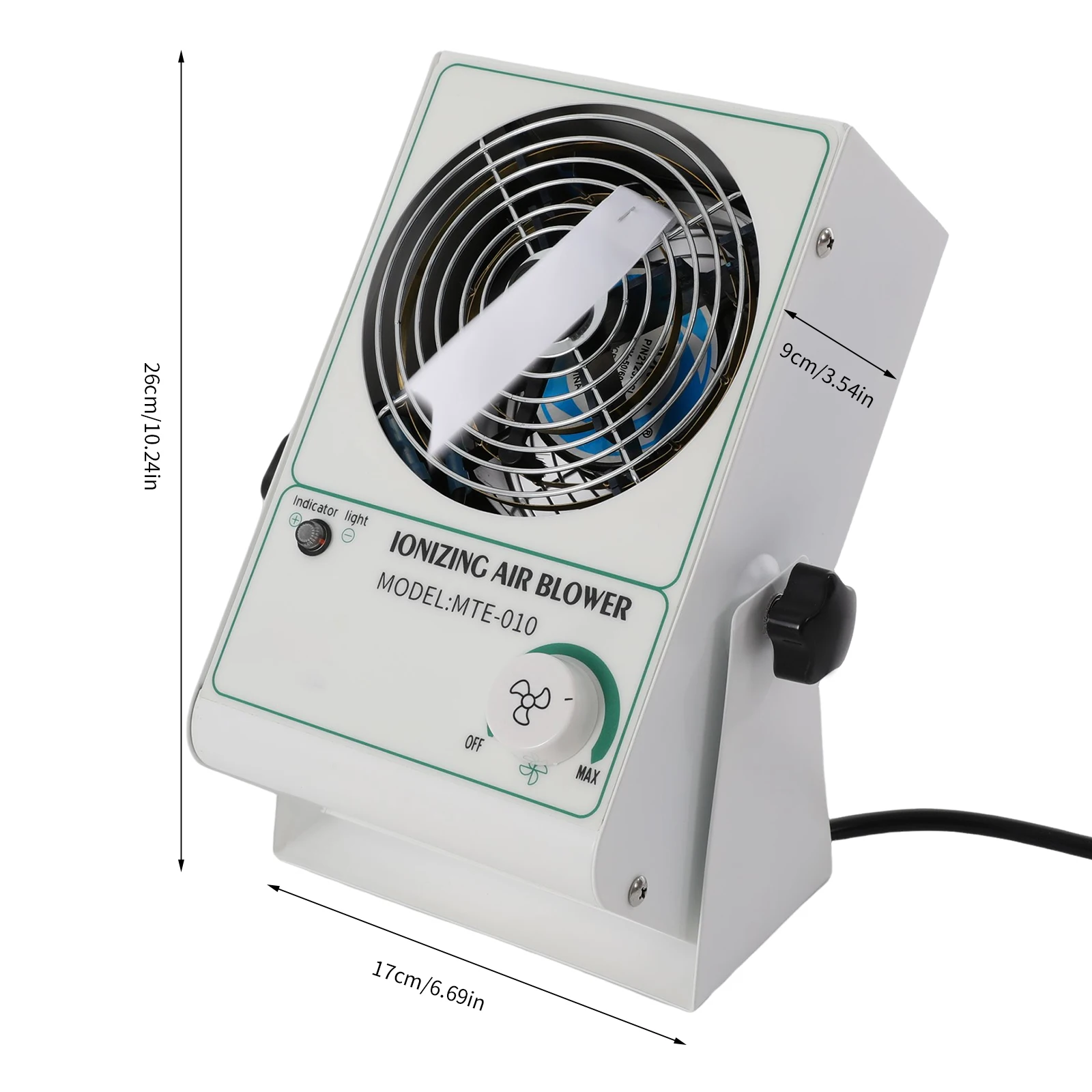 Ionizing Air Blower Fan Discharge Static Eliminator Ionic Anti-Static 45~110CFM