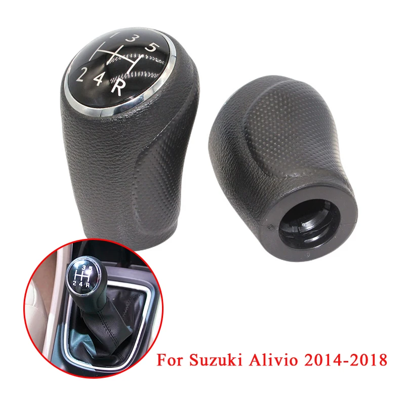

For Suzuki Alivio 2014 2- 2018 5 Speed Manual Car Gear Shift Konb Gaiter Lever Shifter Knob Car Styling Accessories