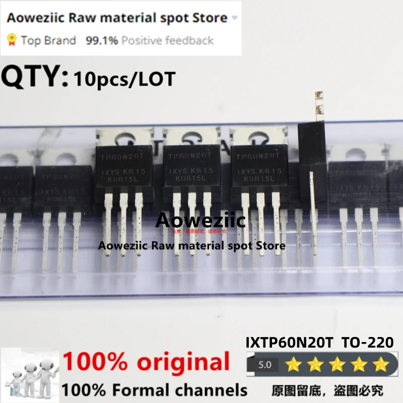 

Aoweziic 2018+ 100% New Imported Original IXFP110N15T2 IXFP22N65X2 IXTP130N10T IXTP60N20T TO-220 FET Transistor