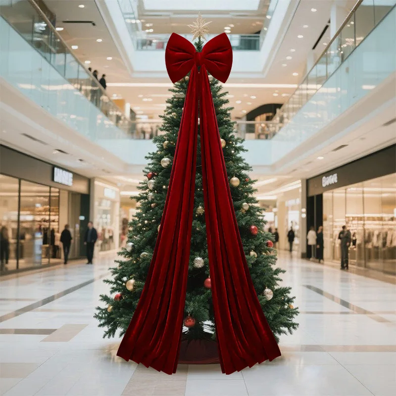 

Oversized Red Plushie Bows Decoration For Weddings And Parties Backdrop Christmas Tree Wall Decoration Ormanent Ribbon