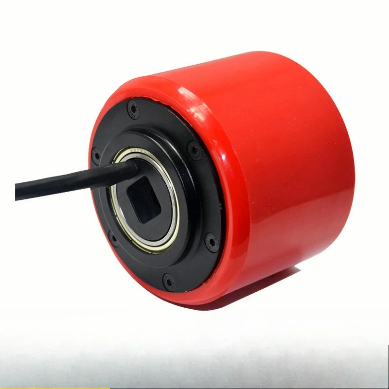 محور العجلة محرك منخفض السرعة، محرك سكوتر بدون فرش، عجلة متكاملة 70 بدون فرش، مع عجلة PU #2