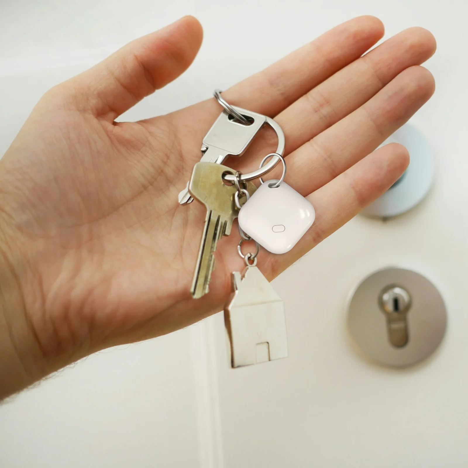 Smart Tracker Tag für Android-Gerät Google Find Hub App Air Tag Key Finder Haustier-/Taschen-Tracker Google Certified Bluetooth Finder