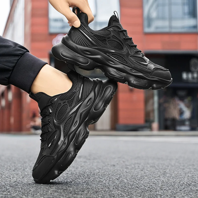 Men' Speed Casual Sneakers Spring Summer New Soft-Sole Anti-Slip Breathable Outdoor Running Shoes Youth Sports Shoes