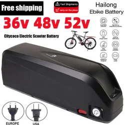 Hailong Electric Scooter Battery 36V 48V 52V 30Ah-50Ah for 250W~1500W Motorcycle/bicycle Waterproof LithiumBattery + Charger