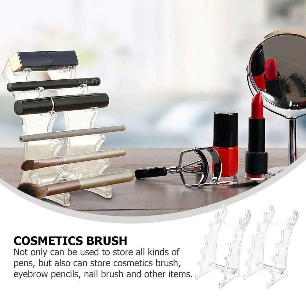 

4 Pcs Pen Holder for Desk Unique Holders Display Pencil Eyebrow Stand Organizer