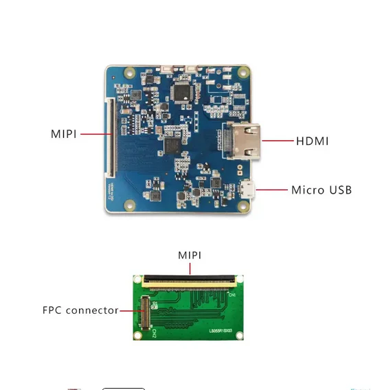 5.5 Inch 2K LCD Screen 3D Printer 1440x2560 LS055R1SX03 Display MIPI Controller Board WANHAO D7 Light Curing Projector Parts