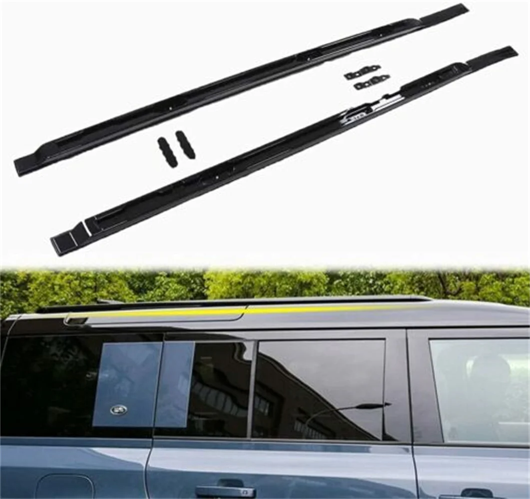 

Aluminum Roof Rail Rack Cross Bars Crossbar Carrier Fits for Land Rover Defender L851 110 4D 2020-2024