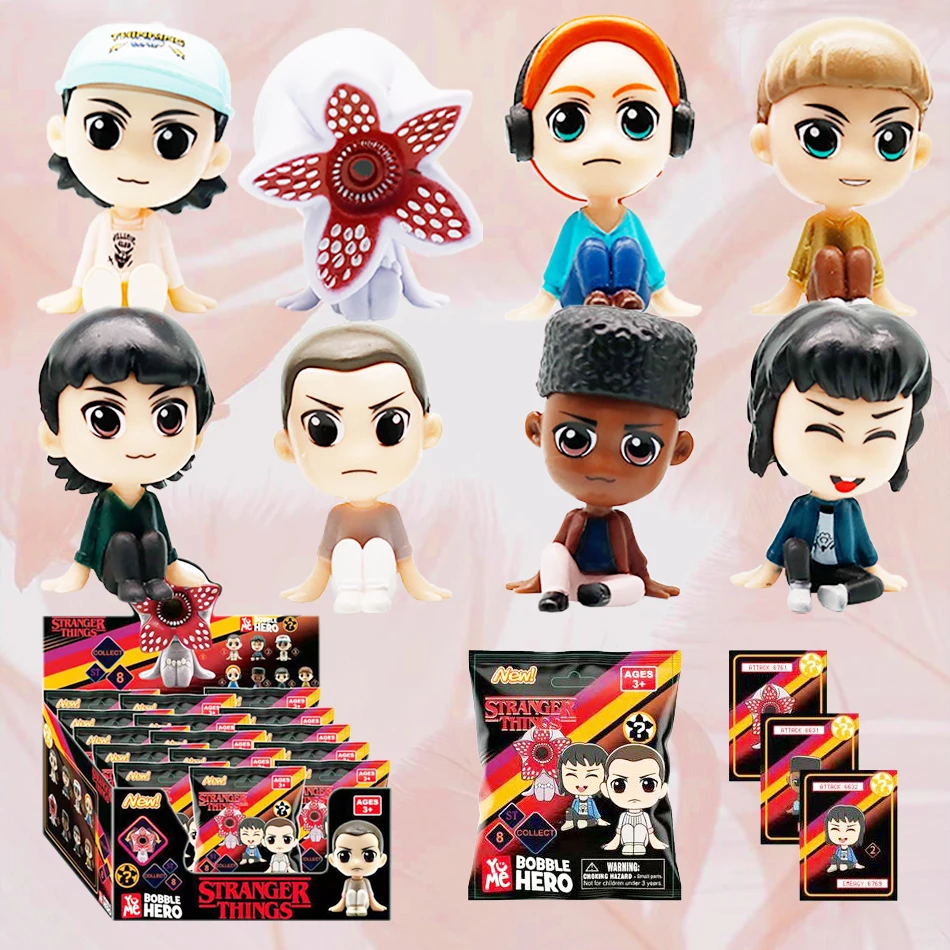 

2026 Hot Horror TV Figure Style Dolls Strangered Things Eleven Monster Baged Figurine PVC Anime Figures Collection Cute Toys