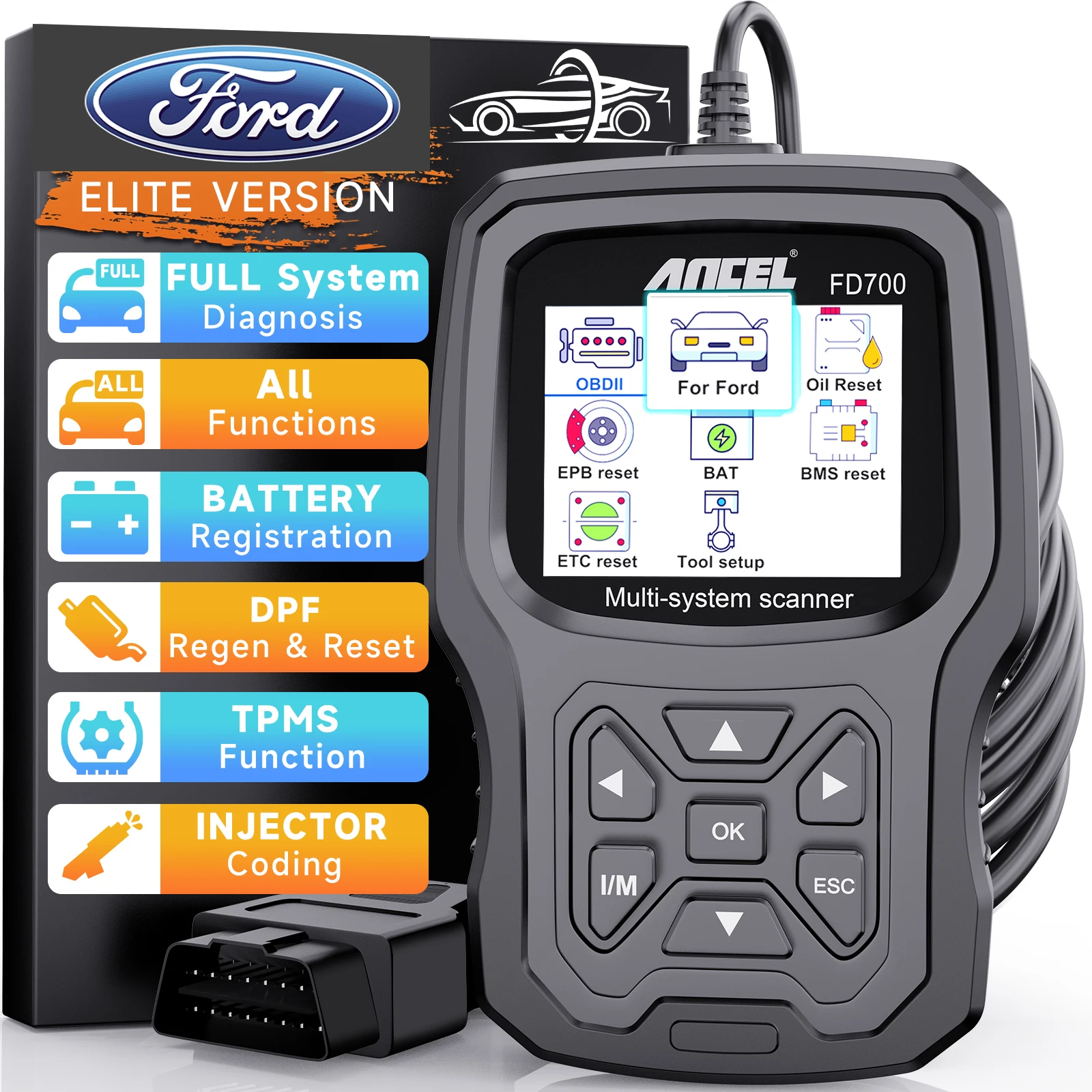 Ancel FD700 OBD2 Sc… - image