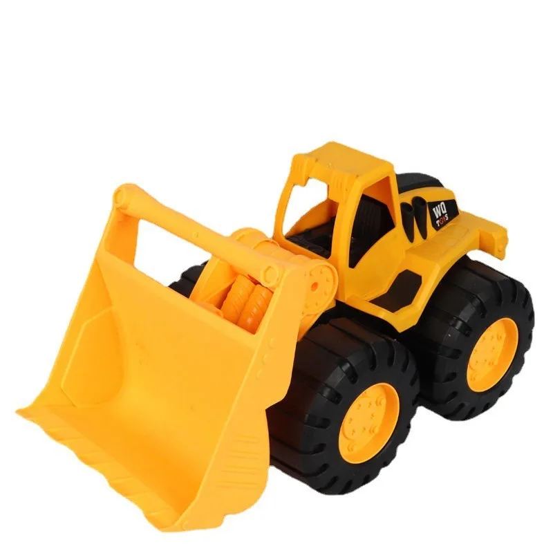 Large Engineering Vehicle Simulation Excavator Bulldozer Load Car Children's Toy Inertial Sliding Beach Toy Vehicle Gift for Kid
