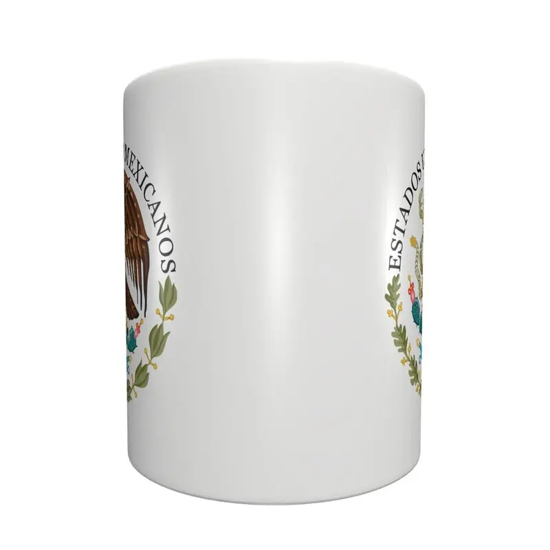 Coat of Arms of Mexico Print Ceramic Mug Coffee Mugs 11oz Ceramic Coffee Tea Cocoa Handle Cup Tea Drink Cups for Home Office