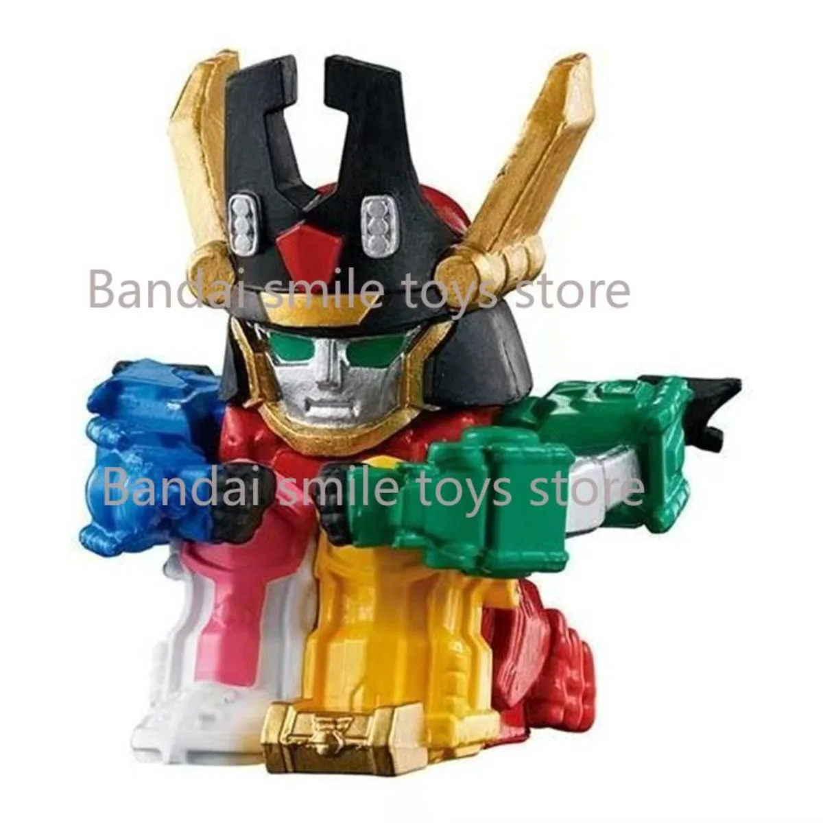 Bandai Original Gashapon El robot súper sentai está esperando una estatuilla sentada de un regalo de personaje de acción de anime