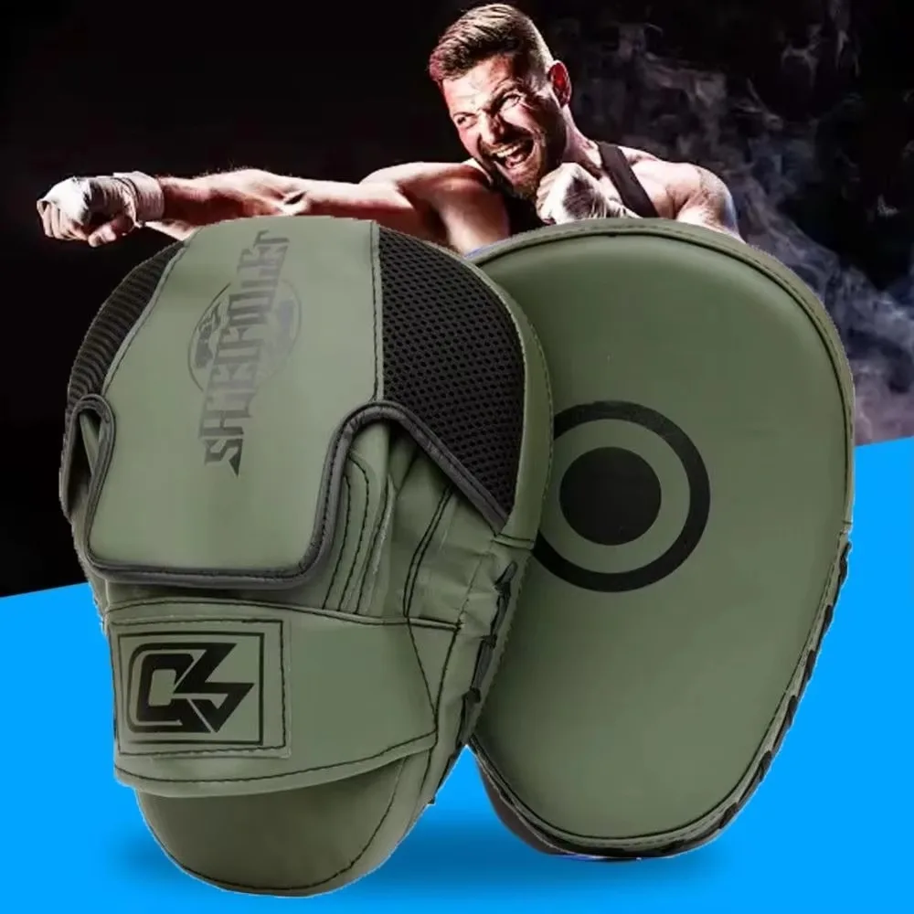 

PU Leather Boxing Hand Target Ergonomic Design Curved Boxing Pad Light Weight Thickened Boxing Sack Bag Kickboxing Training