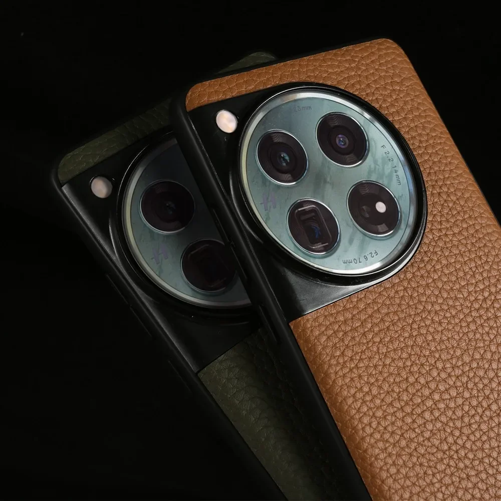 For Oneplus 12 Case Premium Genuine Leather Phone Cases for oneplus 15 11 10Pro 13 Nord 10R Protect Cover Back Coque Fundas