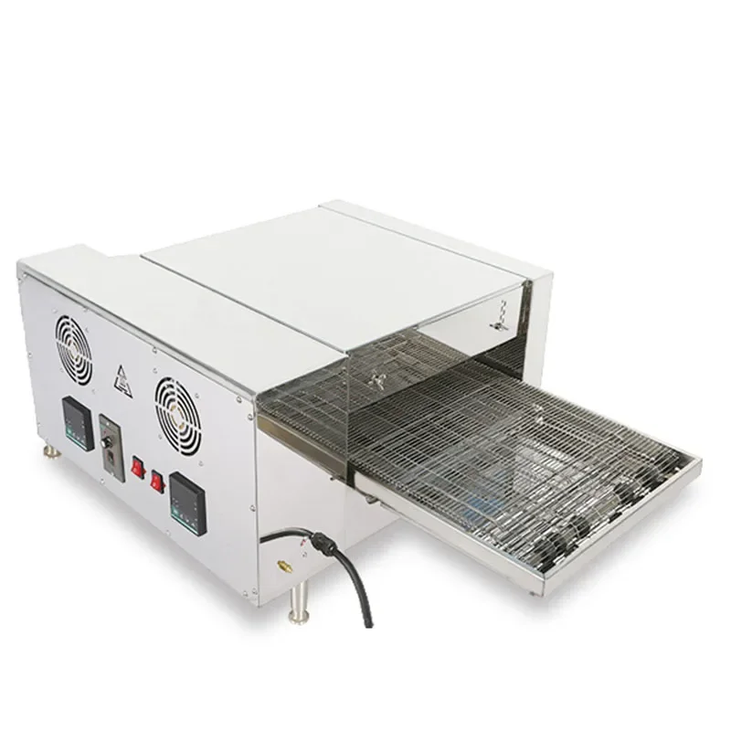 

Chain Pizza Oven Crawler Pizza Oven Electric Heating Commercial Pizza Machine Oven Digital Display Automatic Baking