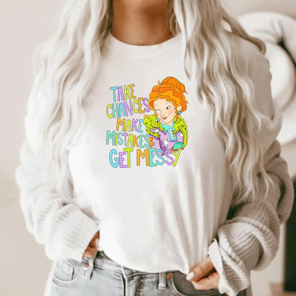 Take Chances Make Mistakes Get Messy Shirt Miss Frizzle Shirt Magic School Bus shirt Teacher shirt Women's Back to School shirt