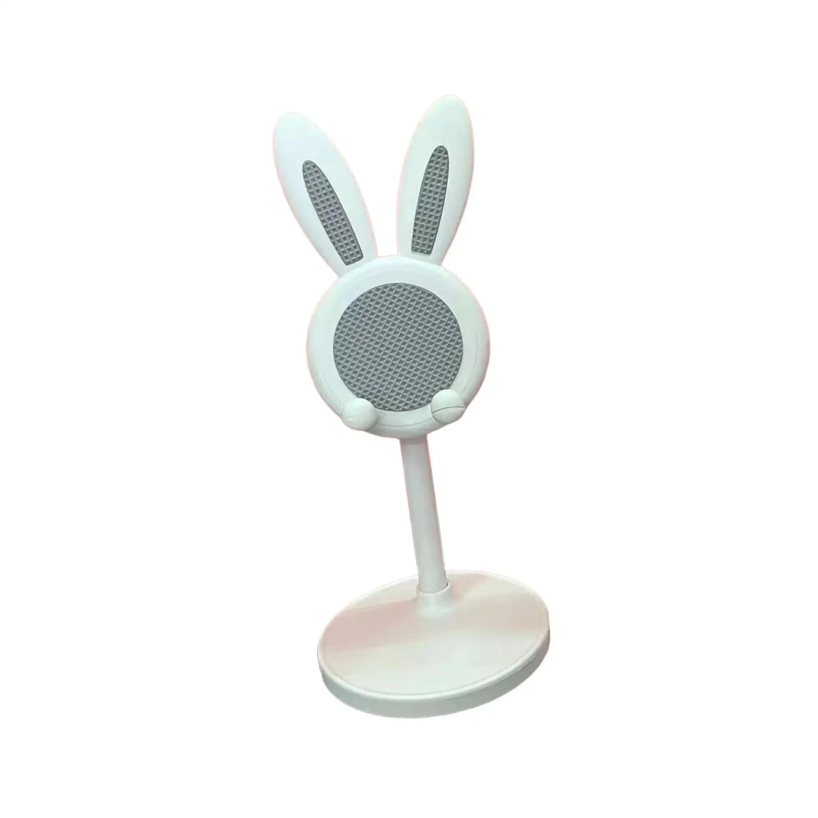 Cute Phone Holder Bunny Mobile Phone Stand Office Decoration Liftable