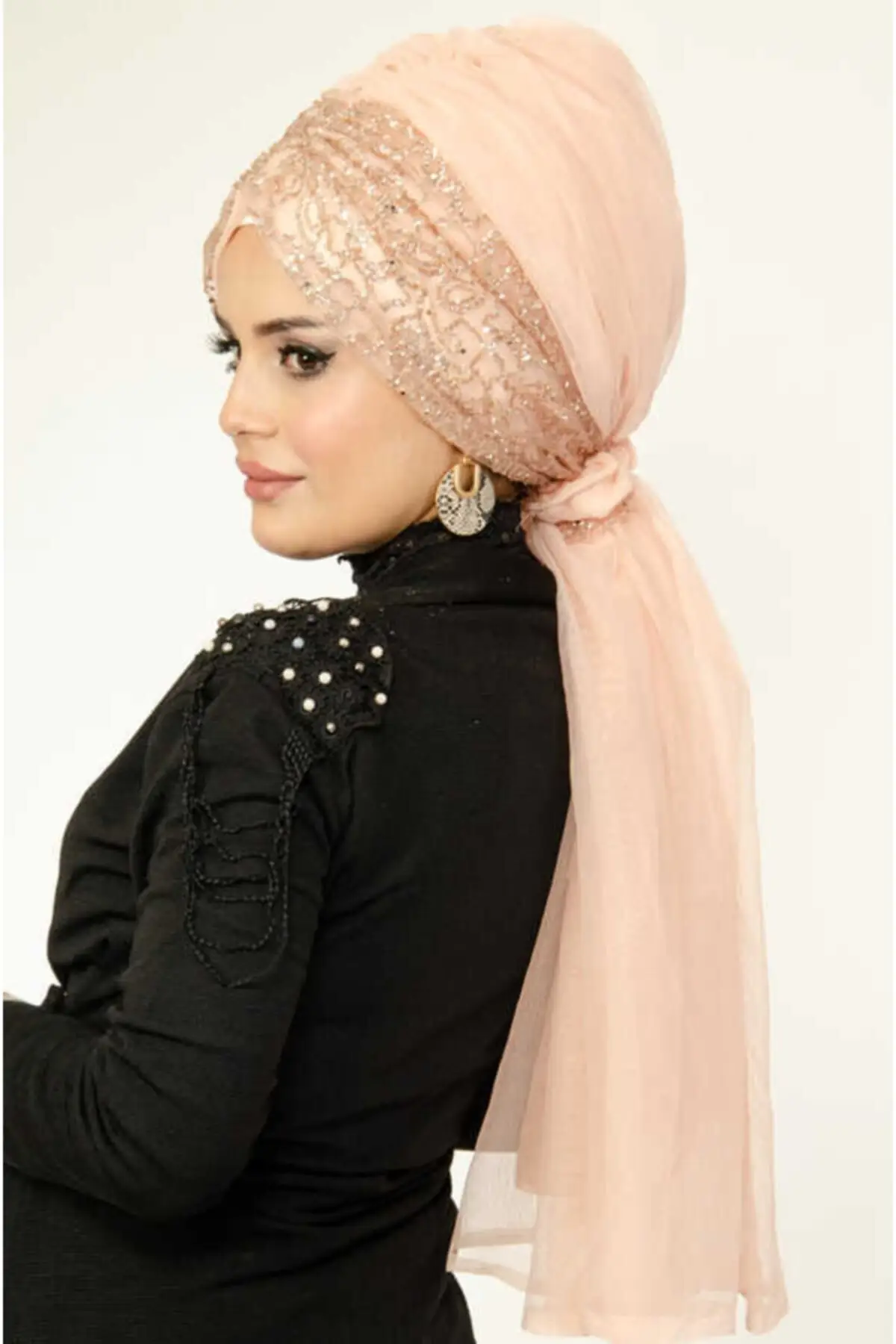 Female Salmon Evening Buckled Bone