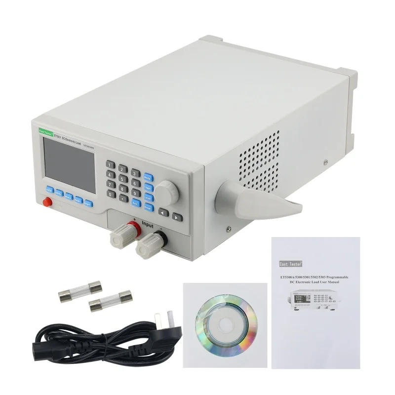 

ET5301 400W 60A 150V DC Electronic load Programmable for Charger Power Supply Tests Usage