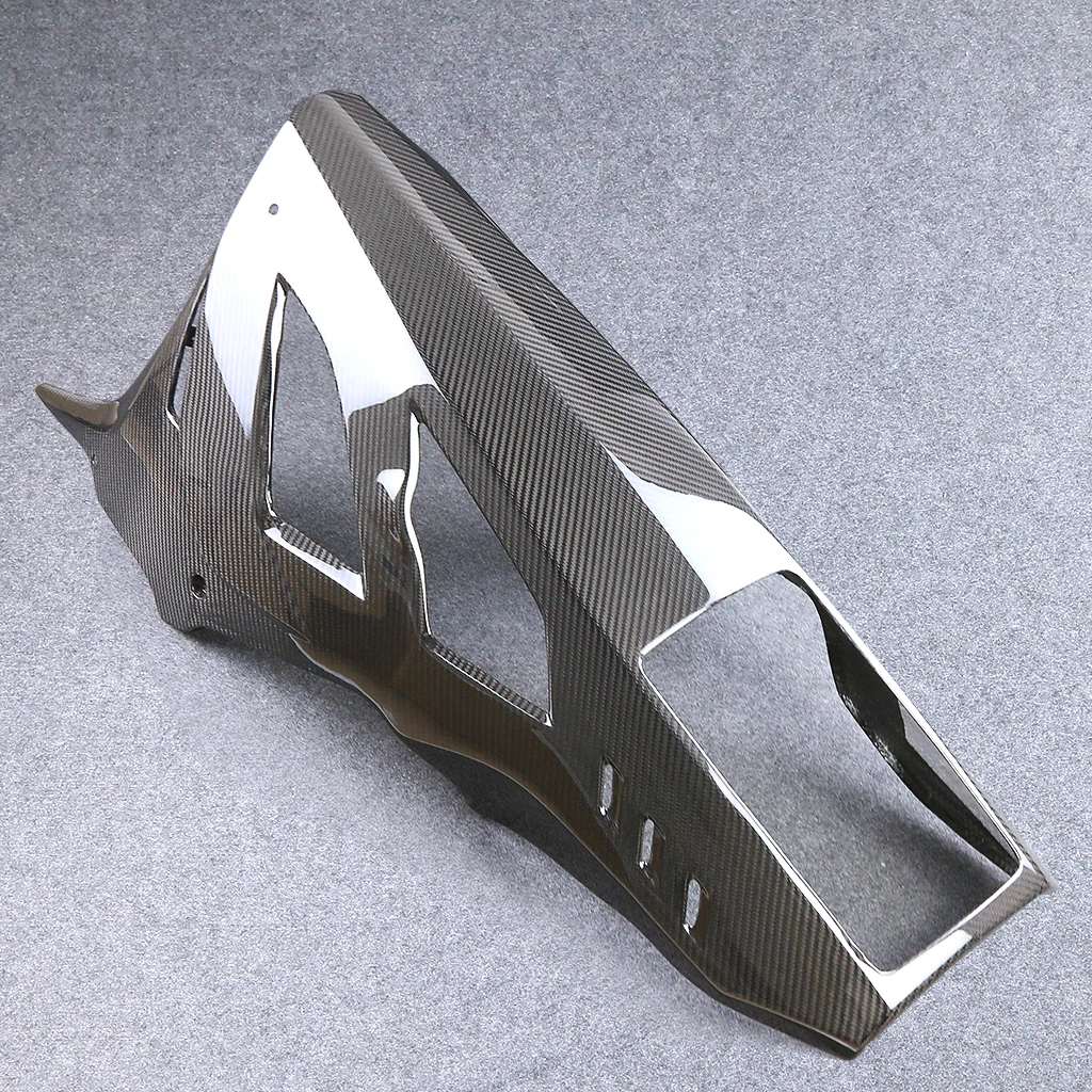 For BMW S1000RR M1000RR All Dry Carbon Fiber Shell Belly Pot Large Surround Modification Accessories 2019-2024