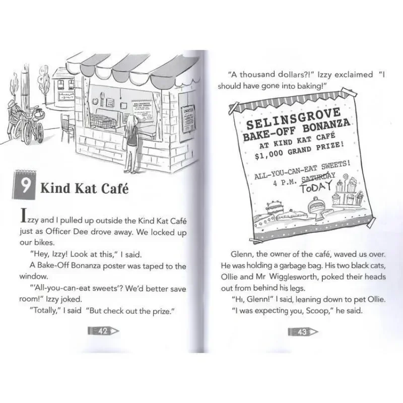 6 Book/Set English Picture Book Hilde Cracks The Case English Story Book Child Early Education Kids Reading Book 3-6 YearsBooks