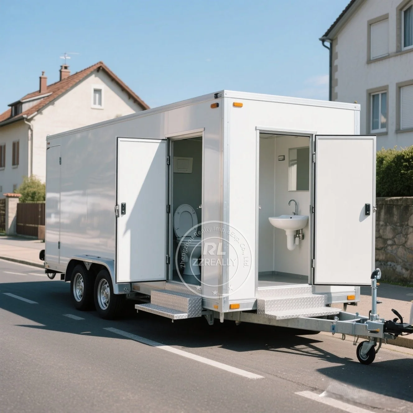 Portable Bathroom Unit Shower Toilet  Portable Restroom Trailer Luxury Portable Toilets for Sale for Events Wedding