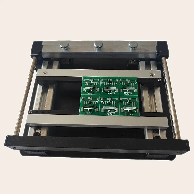 PCB Steel Mesh Solder Paste Printing Table Manual SMT Stencil Printer Small Screen Machine