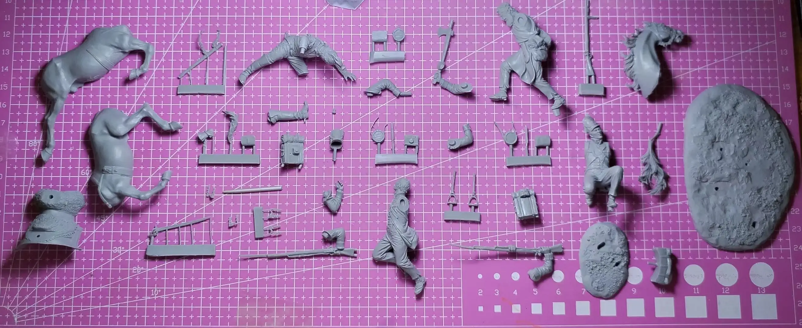 54mm Resin Model Figure GK， Unassembled and unpainted kit