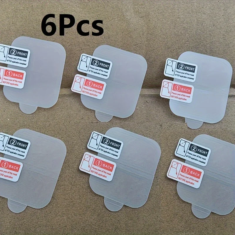 6PCS Hydrogel Film For Apple Watch 9 5 6 SE 3 2 1 40MM 44MM 