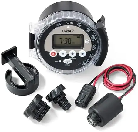 

Таймер для полива на открытом воздухе Orbit 57865 с питанием от батареек
