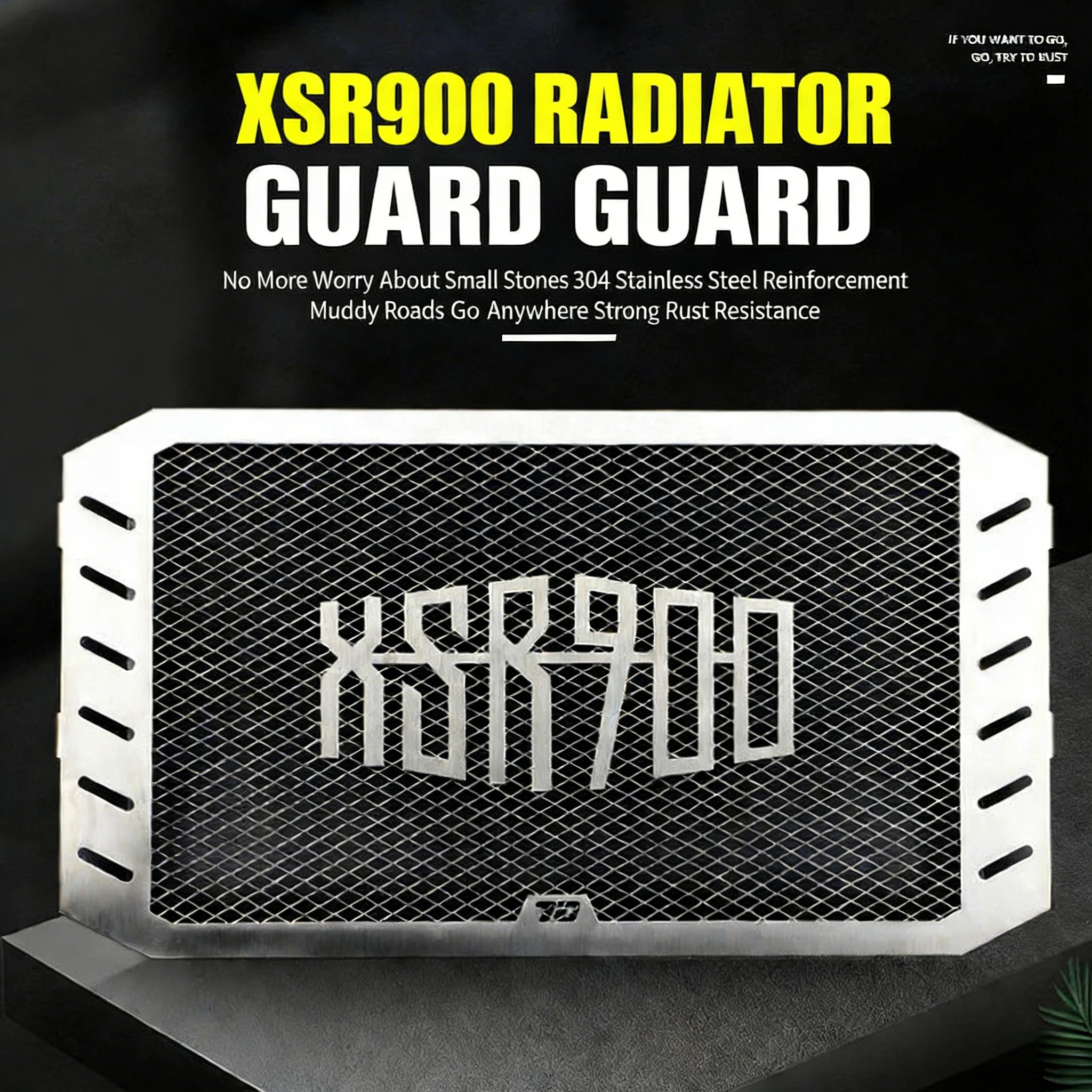 

For Yamaha XSR900 water tank guard net radiator modification 304 stainless steel protective cover protection net accessories