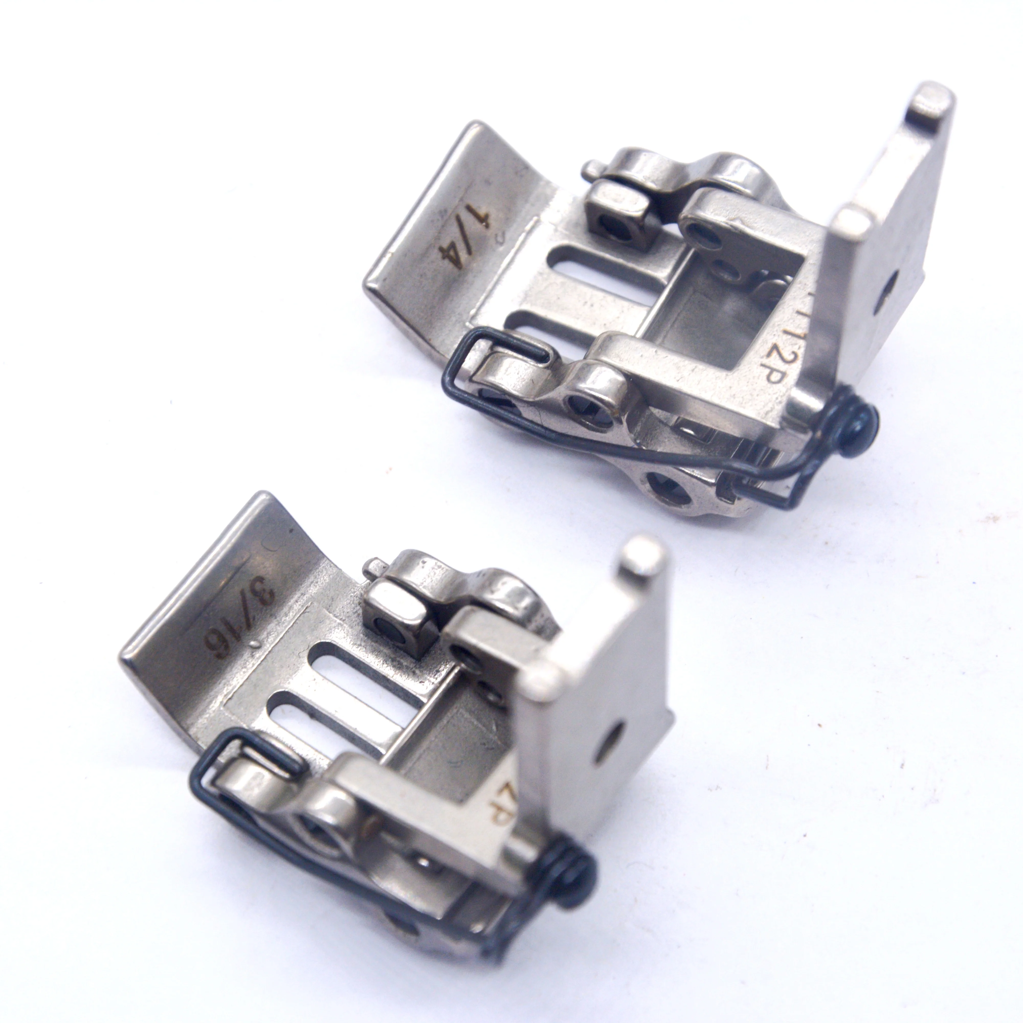 KT112P Over Seam Foot For 2 Needle Industrial Sewing Machine Front And Rear Interaction Tank Presser Foot Extra-thick Material