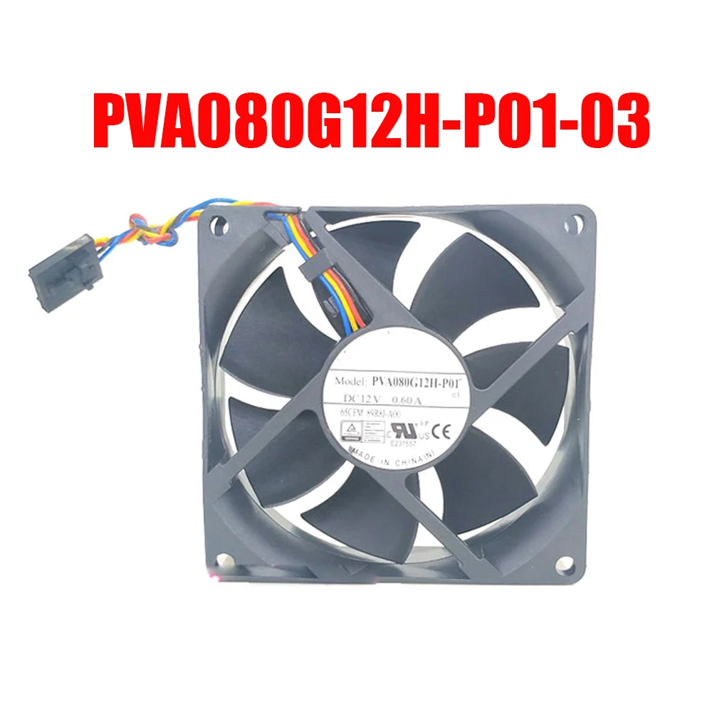 Server Fan For Foxconn PVA080G12H-P01 PVA080G12H-P01-03 DC12V 0.60A 089R8J 89R8J-A00 New