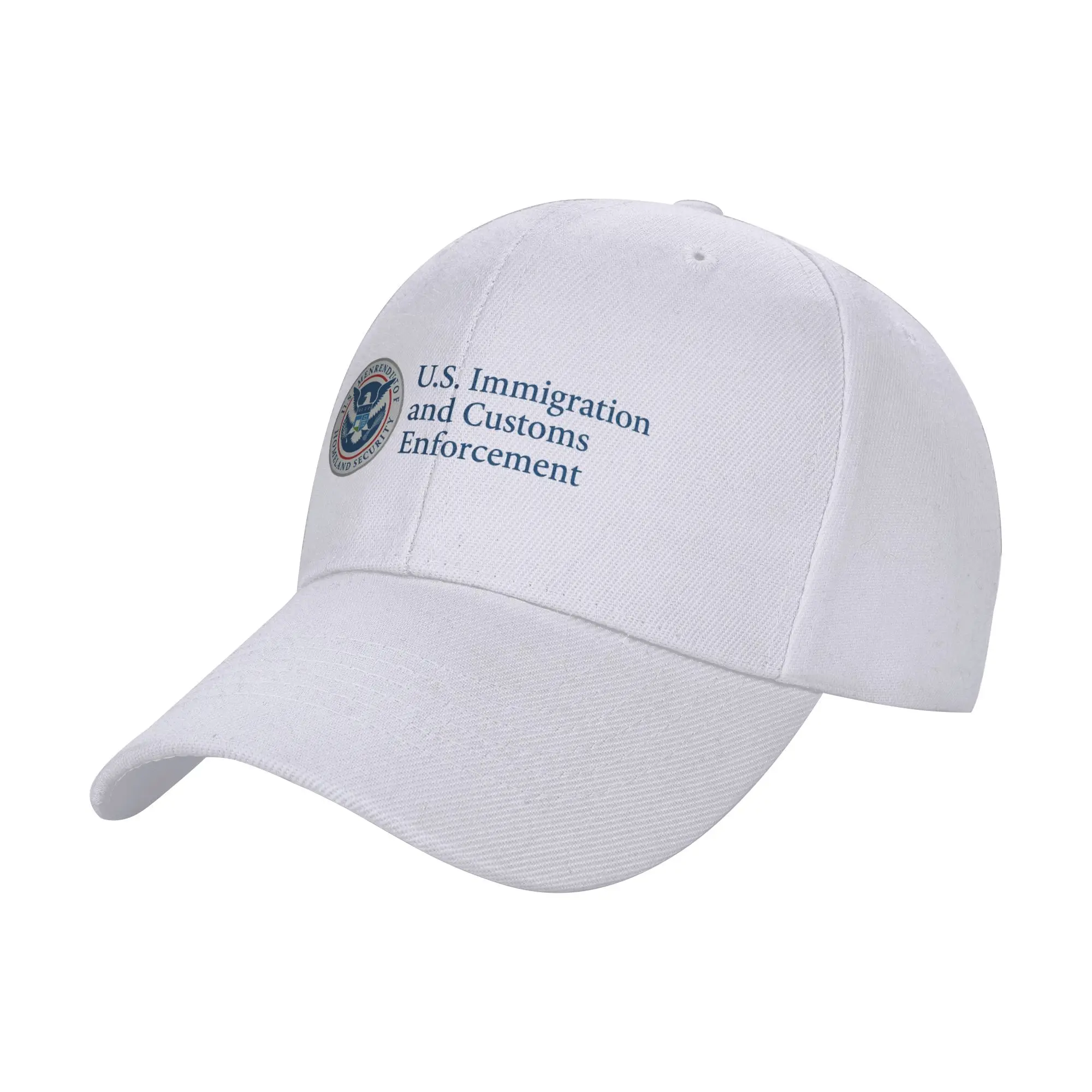 ICE Immigration and US Customs Enforcement Baseball Cap Stylish Men Hip Hop Hats Sun Visor Design Outdoor Gym Baseball Caps