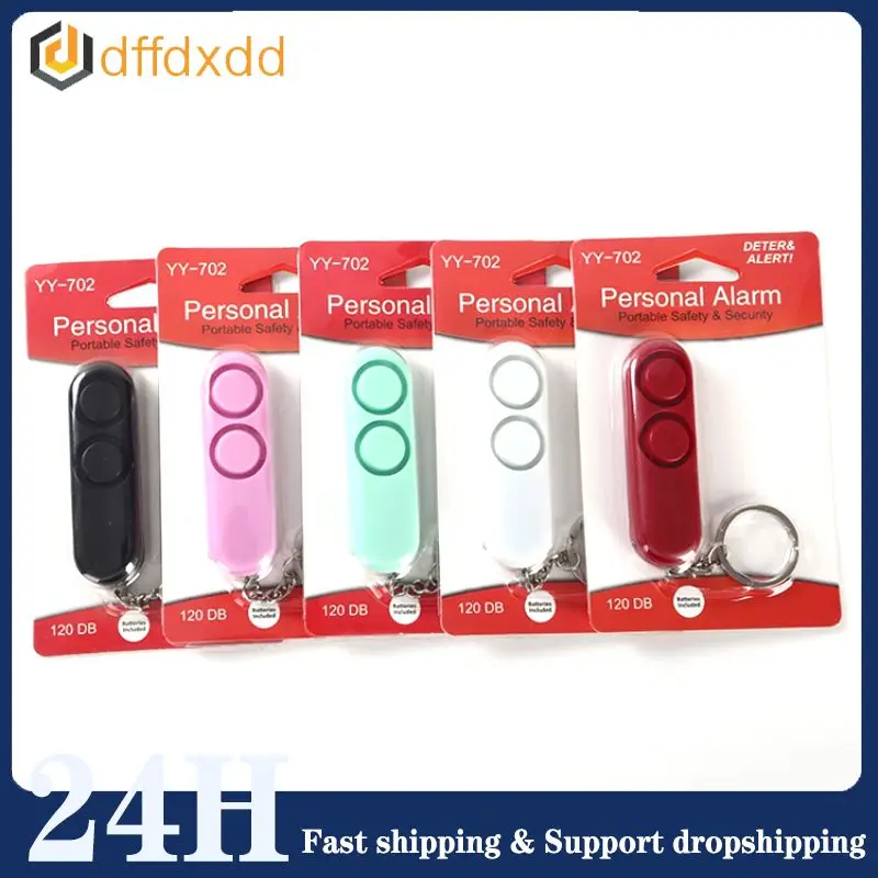 Personal Alarm Easy To Carry Self-defense Compact Led Keychain Bestseller Anti-wolf Loud Alert Sound Hand-held Portable Durable