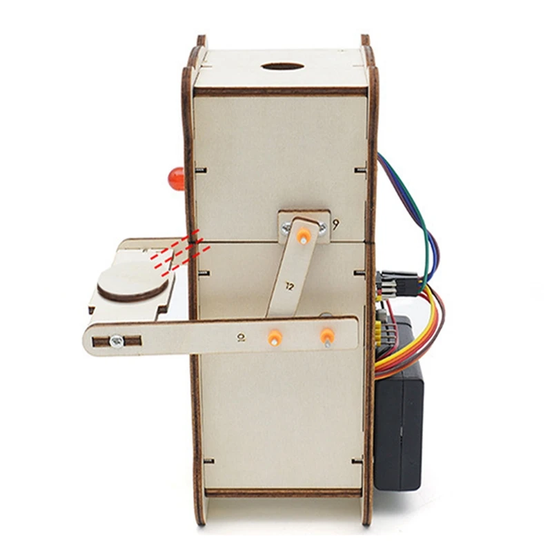 Modelo de Invenção Indução Inteligente, Coin Eating Robot, Kit Material Estudante, DIY Modelo de Experimento Científico, Modelo Durável