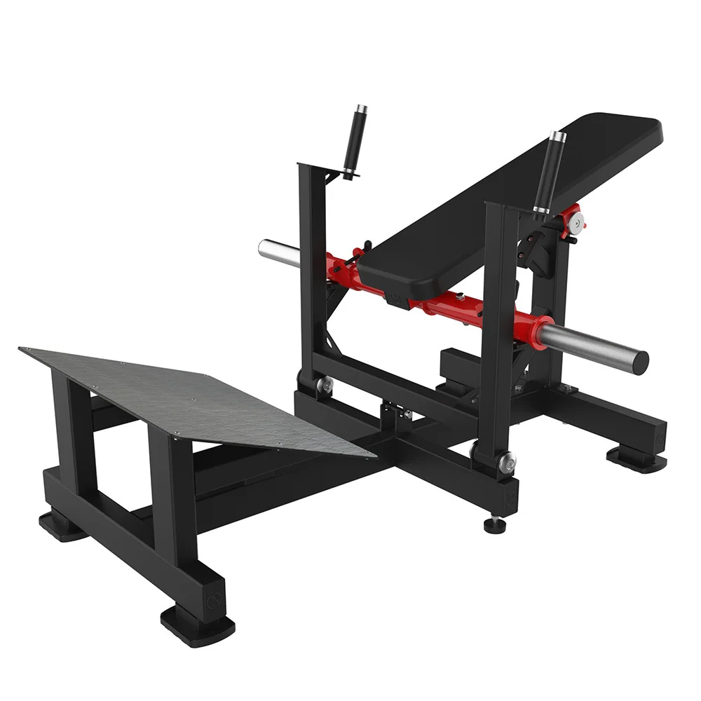 

Hot Sale Professional Commercial Hip Thrust Glute Machine Strength Exercise Plate Loaded Exercise Gym Fitness Equipment