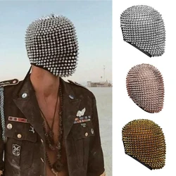 Cosplay Spike Studded Shape Latex Full Face Scary Helmet Durian Head Rave Party Movie Mask Props Gift