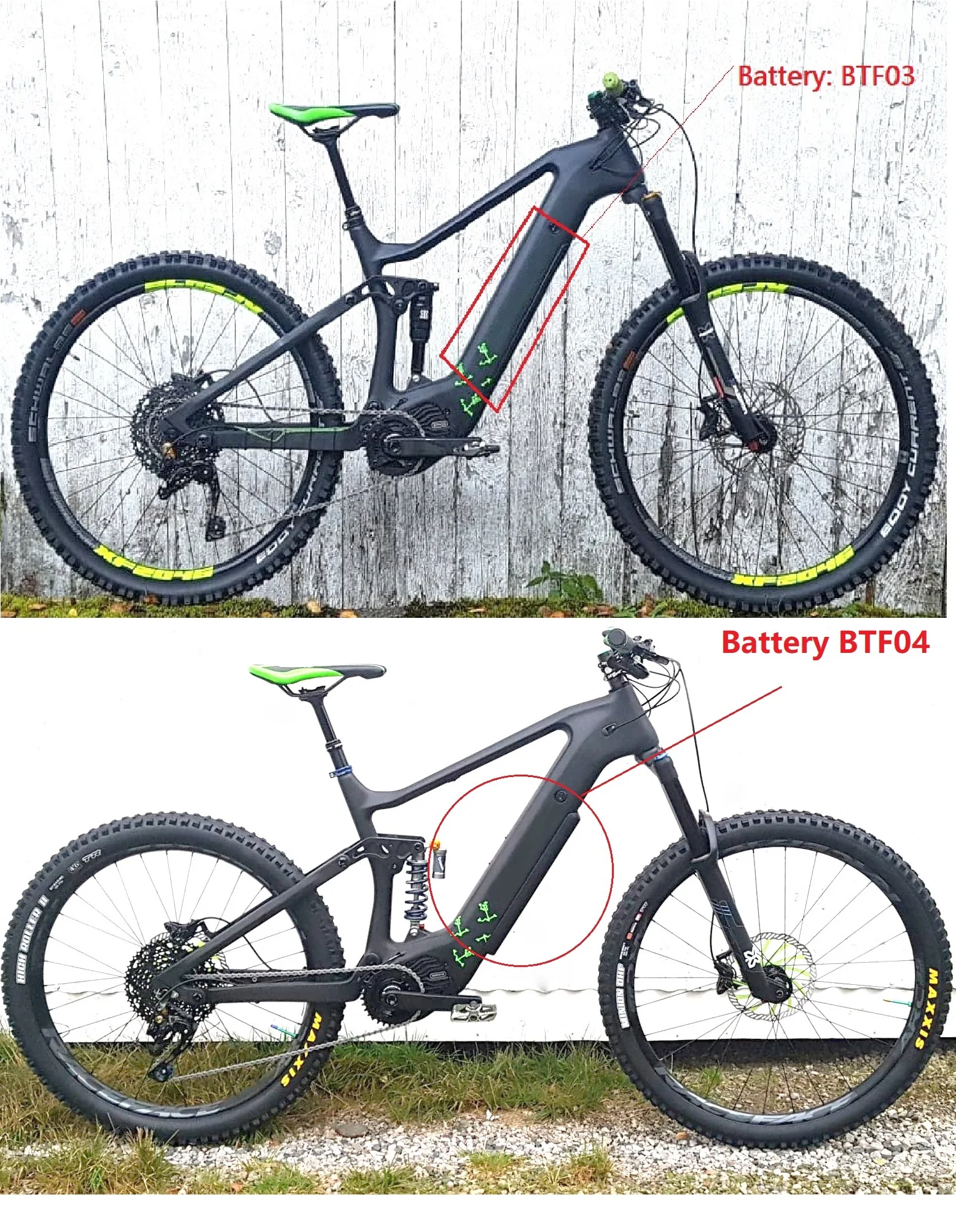 Quadro de bicicleta elétrica Enduro EMTB com motor central de 250w, material de fibra de carbono, estrutura com suspensão total, peças e acessórios para pneus de bicicleta, leve.