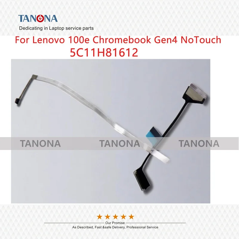 

Новый кабель 5C11H81612 для Lenovo 100e Chromebook Gen4 без сенсорного экрана, соединительный кабель для ЖК-дисплея