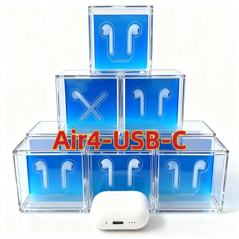 Écouteurs Bluetooth sans fil Pro 2, Air4, avec câble USB-C type-c et casque de jeu à suppression Active du bruit HiFI, nouveauté 2025