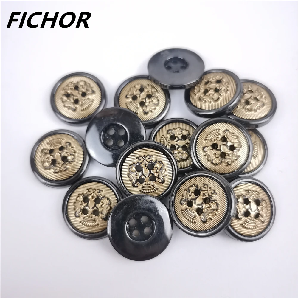 10/20pcs 18mm 4 Holes Resin Buttons For Clothing Coat Sweater Suit Cardigan Sewing Accessories Vintage Decorations Wholesale