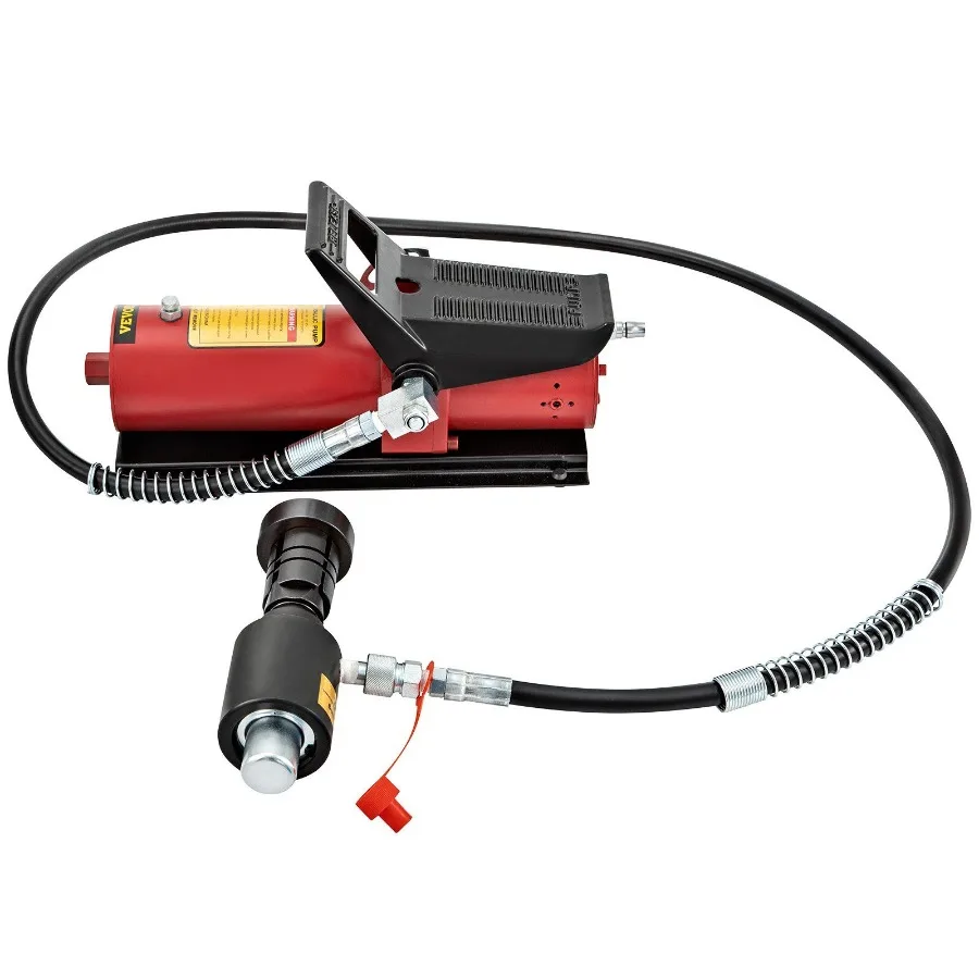 

Hydraulic Exhaust Pipe Expander 15 8 to 41 4 Size 10 T Pedal Pump Included with 4 Dies 2 Storage Cases for Copper Aluminum Tub