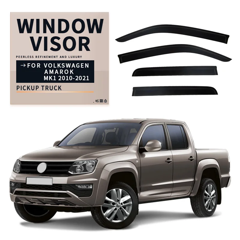 

Car Sunvisor Deflector Clear Windshield Deflector Window Visor PC Injection Molded Rain Shield For Volkswagen Amarok