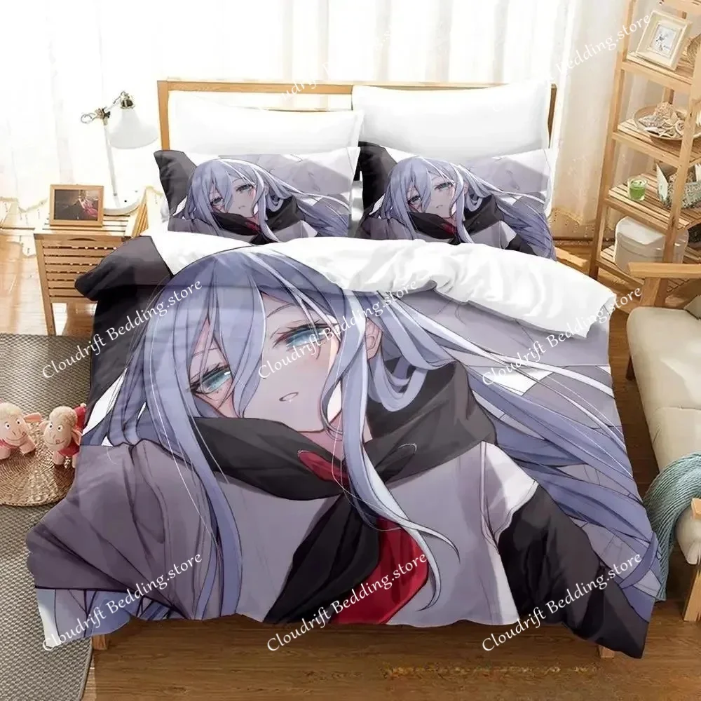 Yoisaki Kanade Bedding Set Cartoon Anime Adult Kid Bedroom Duvetcover Sets 3D Kawaii Girl colcha de verano cama